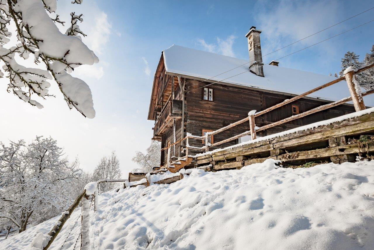 Villa Urlaub Auf Der Alm "Deluxe" Preggraben Esterno foto