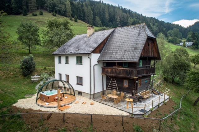 Villa Urlaub Auf Der Alm "Deluxe" Preggraben Esterno foto